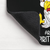 Hühnergeist-Tier Frauen Hühnerbauer Coop Huhn Mousepad (Ecke)