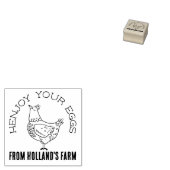 Hühnergeschäft Funny Custom Egal Briefmarke Gummistempel (Stempel)