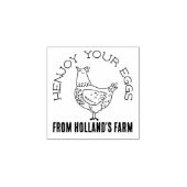 Hühnergeschäft Funny Custom Egal Briefmarke Gummistempel (Prägung)