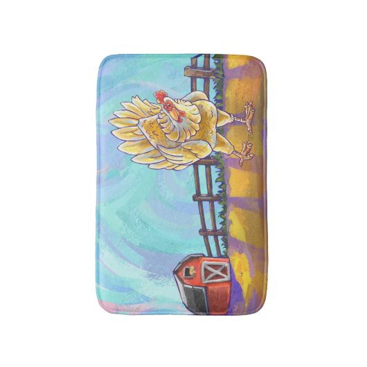 Hühnergeschenke und -zubehör badematte (Vorderseite Vertikal)