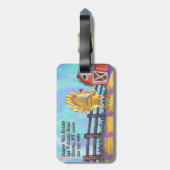 Hühnergeschenke und -zubehör gepäckanhänger (Rückseite vertikal)