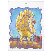 Hühnergeschenke und -zubehör klemmbrett (Rückseite)