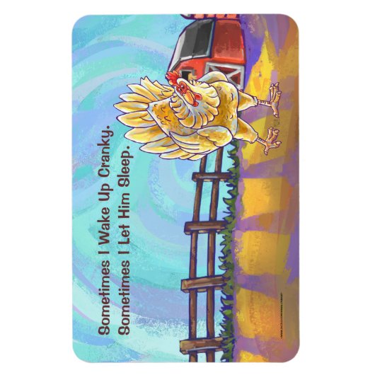 Hühnergeschenke und -zubehör magnet (Vertikal)