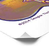 Hühnergeschenke und -zubehör poster (Ecke)