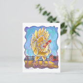 Hühnergeschenke und -zubehör postkarte (Stehend Vorderseite)