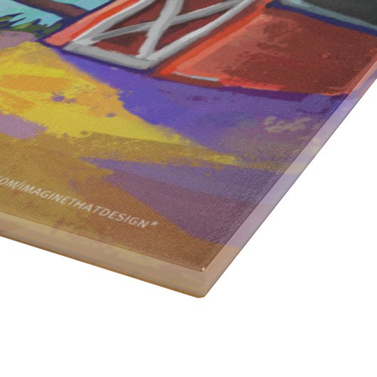 Hühnergeschenke und -zubehör schneidebrett (Ecke)