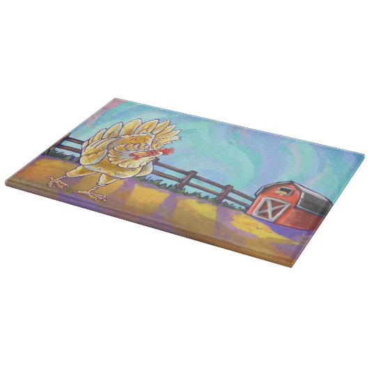 Hühnergeschenke und -zubehör schneidebrett (Ecke)