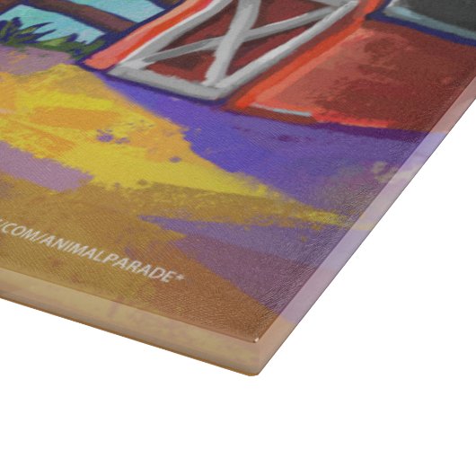 Hühnergeschenke und -zubehör schneidebrett (Ecke)