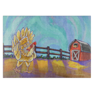 Hühnergeschenke und -zubehör schneidebrett