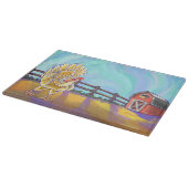 Hühnergeschenke und -zubehör schneidebrett (Ecke)