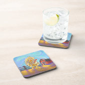 Hühnergeschenke und -zubehör untersetzer (Rechte Seite)