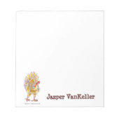 Hühnergeschirr Notizblock (Vorderseite)