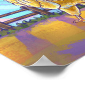 Hühnergeschirr Poster (Ecke)