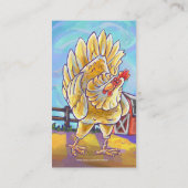 Hühnergeschirr Visitenkarte (Rückseite)