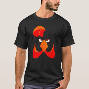 Hühnergesicht Lustiges Süßes Tier Halloween-Kostüm T-Shirt