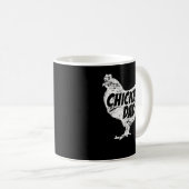 Hühnergewächse Hen Flock Rooster Kaffeetasse (VorderseiteRechts)