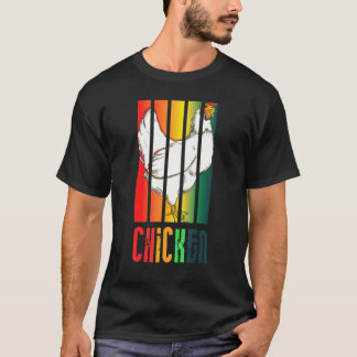 Hühnergewächse Rainbow-Hühnerfarm T-Shirt