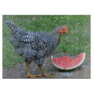 Hühnerglas-Schneidplatte Schneidebrett