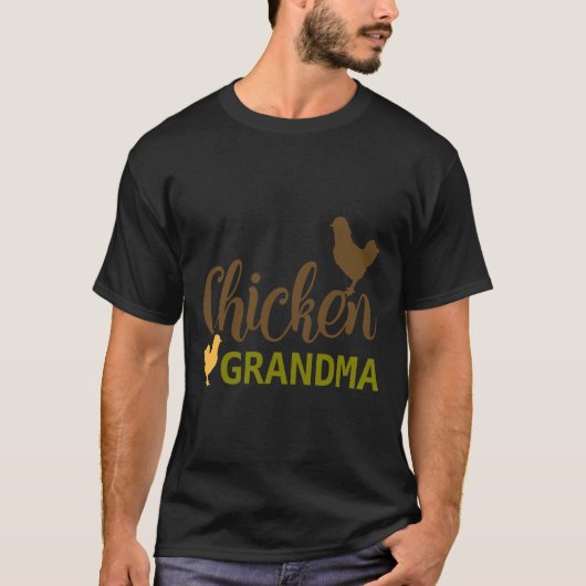 Hühnergrandma T-Shirt (Vorderseite)