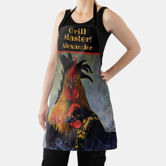 Hühnergrill Master Personalisiert Schürze (InSitu)