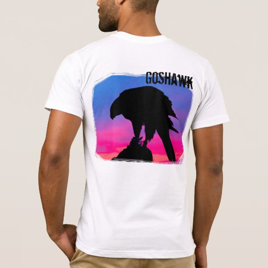 Hühnerhabicht-T - Shirt (Rückseite)