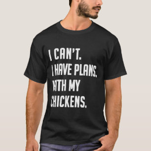 Hühnerhähnchen Liebe Niedlicher Bauer T-Shirt