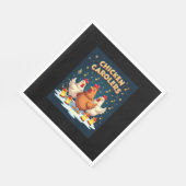 Hühnerhähnchen Serviette (Ecke)