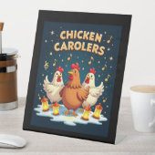 Hühnerhähnchen Sockelschild (In Situ)