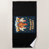 Hühnerhähnchen Strandtuch (Vorderseite)