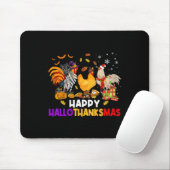 HühnerHalloween glückliches Hallothanksmas Herbstf Mousepad (Mit Mouse)