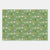 Hühnerhappenpapier Geschenkpapier Set (Vorderseite 2)