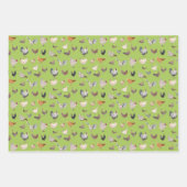 Hühnerhappenpapier Geschenkpapier Set (Vorderseite)