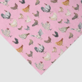 Hühnerhappenpapier Seidenpapier (Detail)