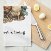 Hühnerhäuser Geschirrtuch (Viertel Falte)