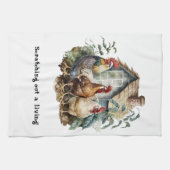 Hühnerhäuser Geschirrtuch (Horizontal)