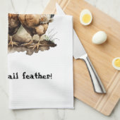 Hühnerhäuser Geschirrtuch (Viertel Falte)