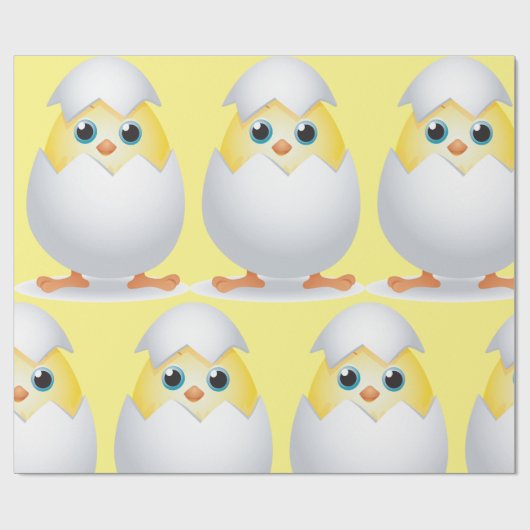 Hühnerheftpapier Geschenkpapier (Flach)