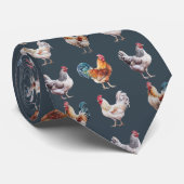 Hühnerhenne-Krawatte Krawatte (Gerollt)