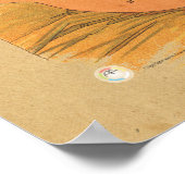 Hühnerhenne Muskelanatomie Diagramm Poster (Ecke)