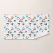 Hühnerhennen Badhandtuch Set (Handtuch)