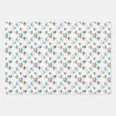 Hühnerhennen Geschenkpapier Set (Vorderseite 2)