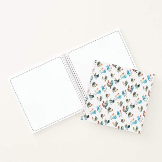 Hühnerhennen Notizblock (Innenseite)