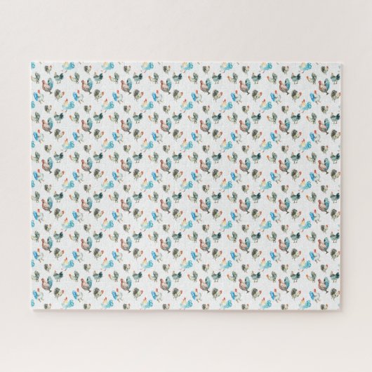 Hühnerhennen Puzzle (Horizontal)