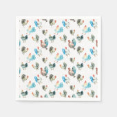 Hühnerhennen Serviette (Vorderseite)