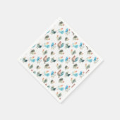 Hühnerhennen Serviette (Ecke)