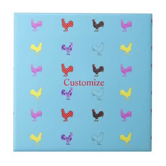 Hühnerhennen Thunder_Cove Fliese (Vorderseite)