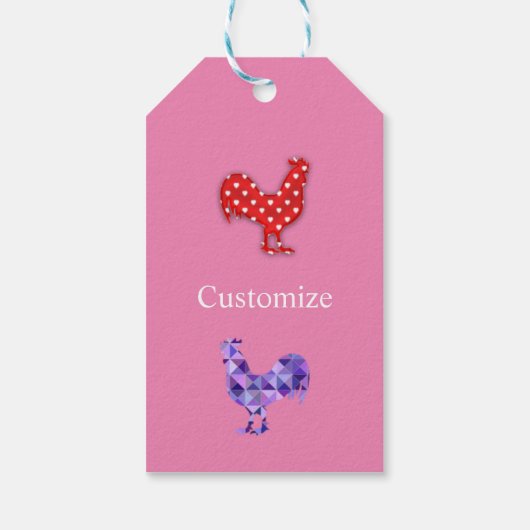 Hühnerhennen Thunder_Cove Geschenkanhänger (Rückseite)