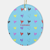 Hühnerhennen Thunder_Cove Keramik Ornament (Links)