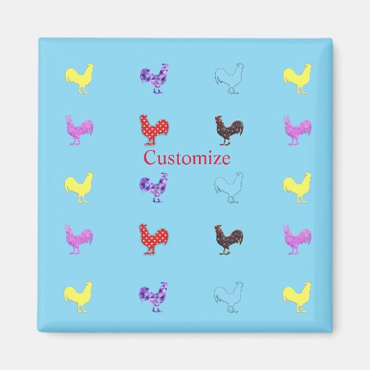 Hühnerhennen Thunder_Cove Magnet (Vorne)