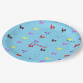 Hühnerhennen Thunder_Cove  Pappteller (Schrägansicht)